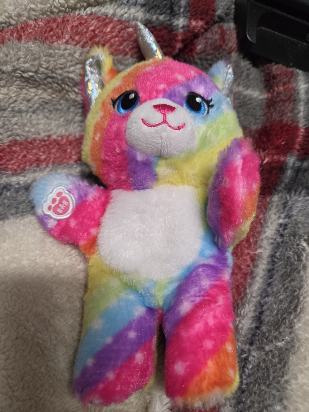 Rainbow Plush Unicorn Kitty